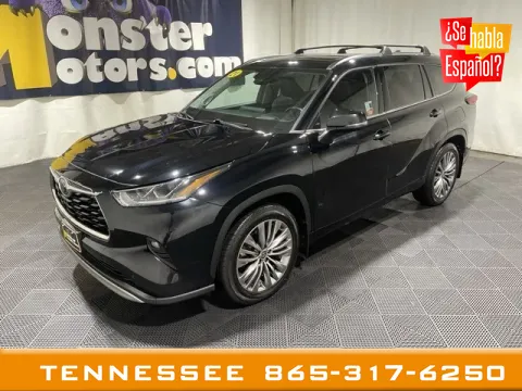 Black 2021 Toyota Highlander Platinum for sale in Louisville, TN