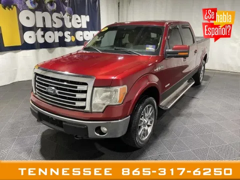 Red 2014 Ford F-150 Lariat for sale in Louisville, TN