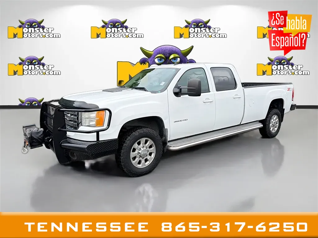 White 2014 GMC Sierra 3500HD SLT for sale in Louisville, TN