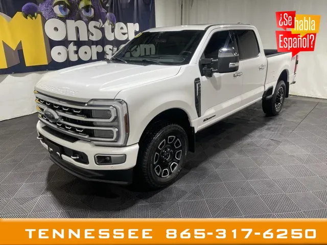 White 2024 Ford F-250SD Platinum for sale in Louisville, TN