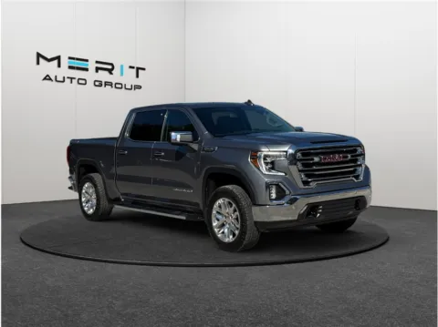 Gray 2021 GMC Sierra 1500 Crew Cab SLT Pickup 4D 5 3/4 ft for sale in Jacksonville, FL