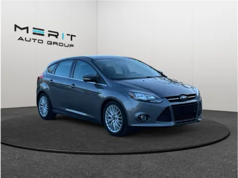 Gray 2014 Ford Focus Titanium Hatchback 4D for sale in Jacksonville, FL