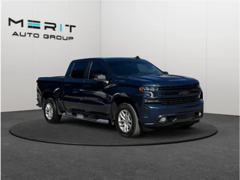 Blue 2022 Chevrolet Silverado 1500 Limited Crew Cab RST Pickup 4D 5 3/4 ft for sale in Jacksonville, FL