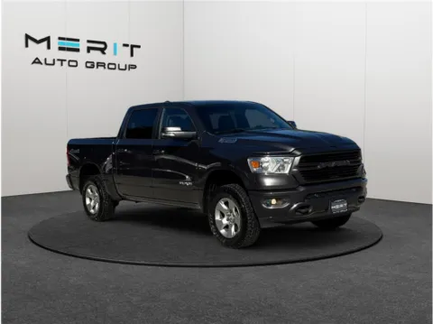 Gray 2019 Ram 1500 Crew Cab Big Horn Pickup 4D 5 1/2 ft for sale in Jacksonville, FL