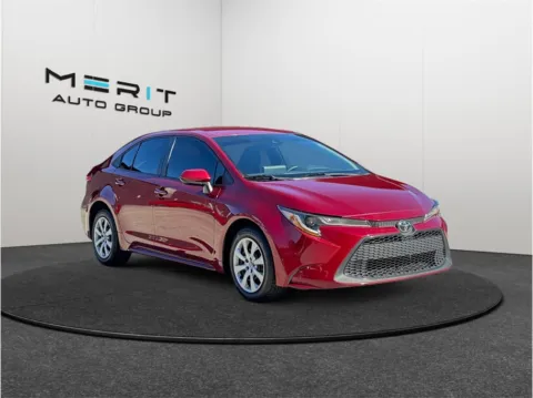 Red 2022 Toyota Corolla LE Sedan 4D for sale in Jacksonville, FL