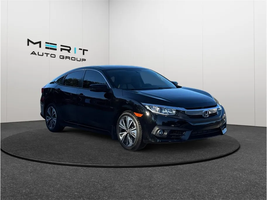 Black 2018 Honda Civic EX-T Sedan 4D for sale in Jacksonville, FL