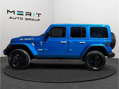 More photos of 2021 Jeep Wrangler Unlimited Sahara Altitude Sport Utility 4D at Merit Auto Group Atlantic, FL