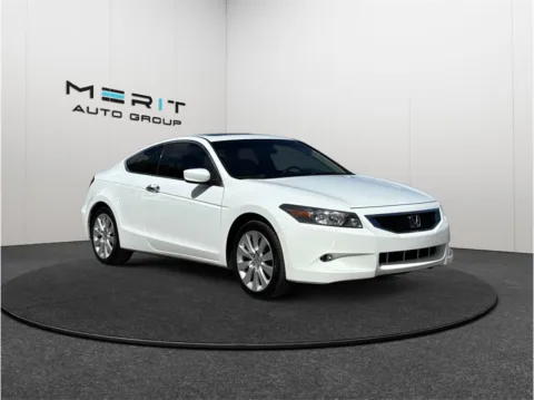 White 2008 Honda Accord EX-L Coupe 2D for sale in Jacksonville, FL