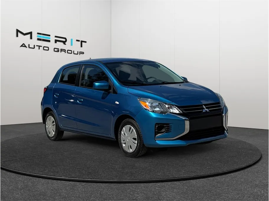 Blue 2022 Mitsubishi Mirage ES Hatchback 4D for sale in Jacksonville, FL