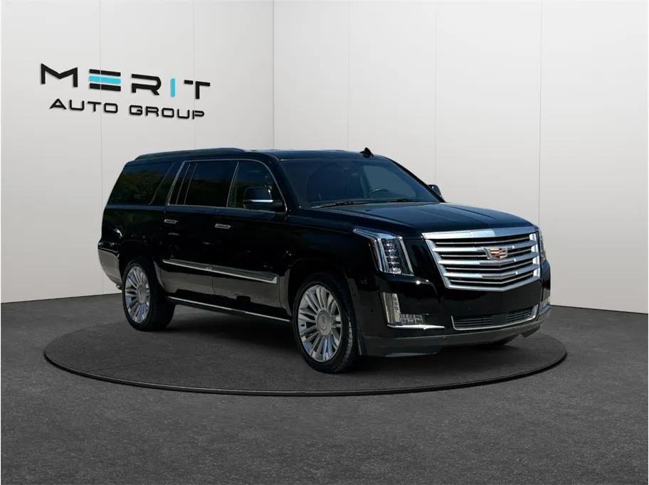 Black 2019 Cadillac Escalade ESV Platinum Sport Utility 4D for sale in Jacksonville, FL