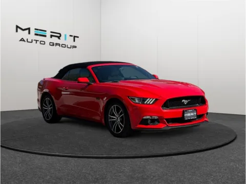 Red 2017 Ford Mustang GT Premium Convertible 2D for sale in Jacksonville, FL