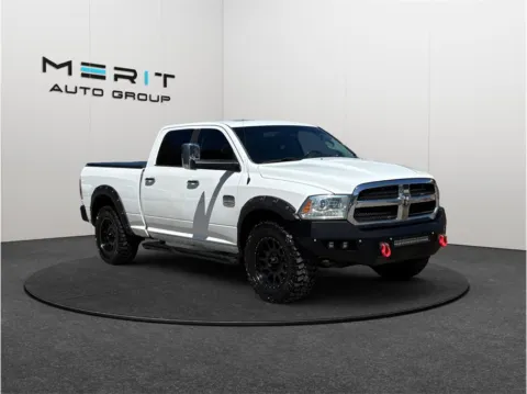 White 2016 Ram 1500 Crew Cab Laramie Longhorn Pickup 4D 6 1/3 ft for sale in Jacksonville, FL
