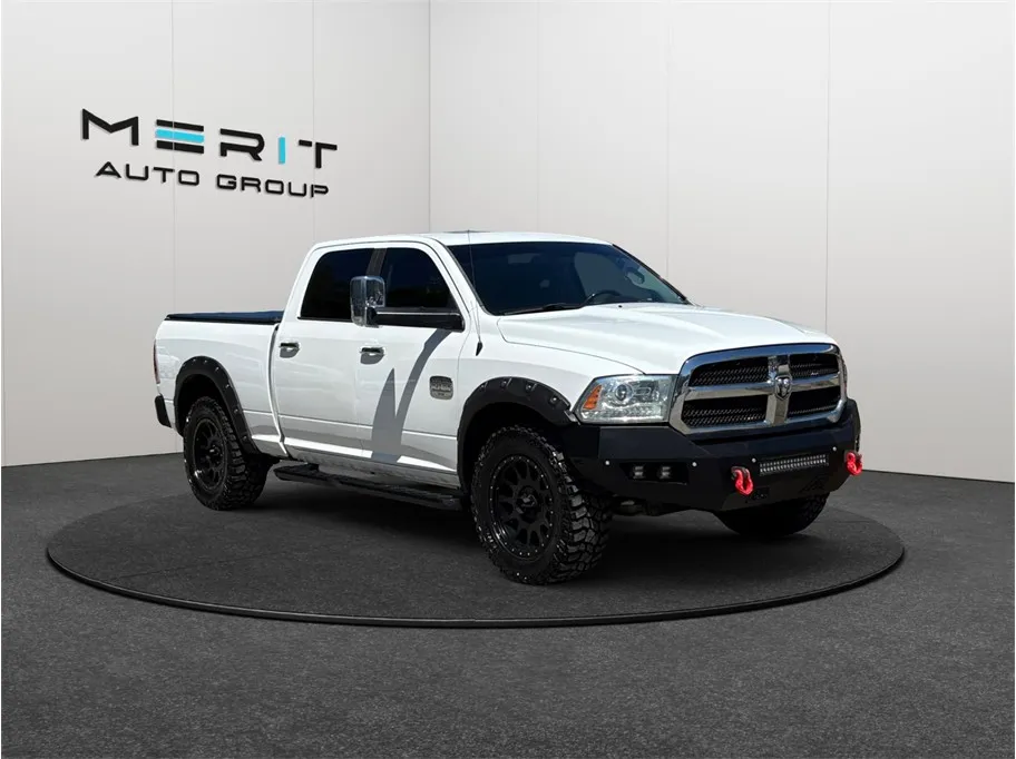 White 2016 Ram 1500 Crew Cab Laramie Longhorn Pickup 4D 6 1/3 ft for sale in Jacksonville, FL