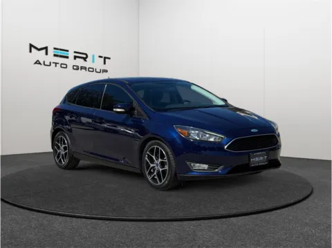 Blue 2017 Ford Focus SEL Hatchback 4D for sale in Jacksonville, FL