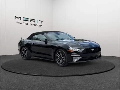 Black 2022 Ford Mustang EcoBoost Premium Convertible 2D for sale in Jacksonville, FL