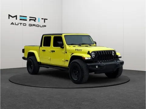 Yellow 2023 Jeep Gladiator Willys Pickup 4D 5 ft for sale in Jacksonville, FL