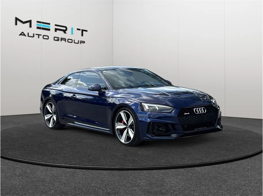 Blue 2018 Audi RS 5 Coupe 2D for sale in Jacksonville, FL