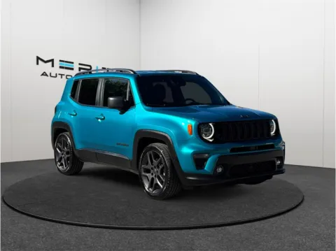 Blue 2021 Jeep Renegade Latitude Sport Utility 4D for sale in Jacksonville, FL