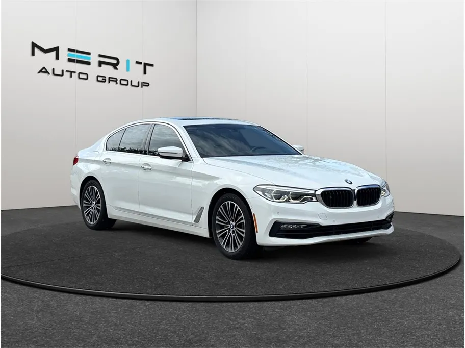 White 2017 BMW 5 Series 540i Sedan 4D for sale in Jacksonville, FL