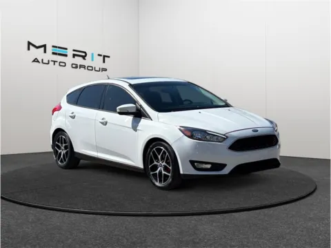 White 2017 Ford Focus SEL Hatchback 4D for sale in Jacksonville, FL