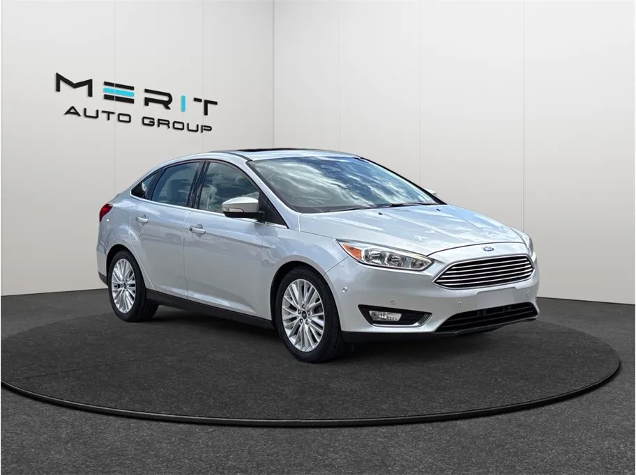 Silver 2018 Ford Focus Titanium Sedan 4D for sale in Jacksonville, FL