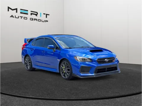 Blue 2019 Subaru WRX STI Limited Sedan 4D for sale in Jacksonville, FL