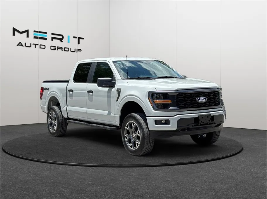 White 2024 Ford F-150 SuperCrew Cab STX Pickup 4D 5 1/2 ft for sale in Jacksonville, FL