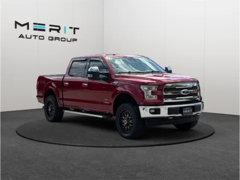 Red 2017 Ford F-150 SuperCrew Cab Lariat Pickup 4D 5 1/2 ft for sale in Jacksonville, FL