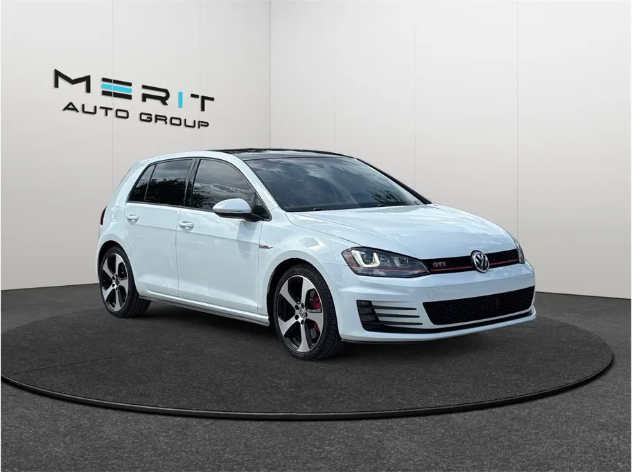 White 2016 Volkswagen Golf GTI Autobahn Hatchback Sedan 4D for sale in Jacksonville, FL