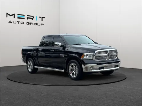 Black 2017 Ram 1500 Crew Cab Laramie Pickup 4D 5 1/2 ft for sale in Jacksonville, FL