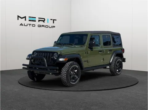 More photos of 2021 Jeep Wrangler Unlimited Willys Sport Utility 4D at Merit Auto Group Atlantic, FL