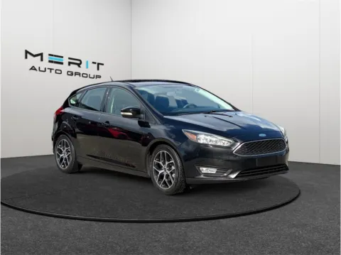 Black 2017 Ford Focus SEL Hatchback 4D for sale in Jacksonville, FL
