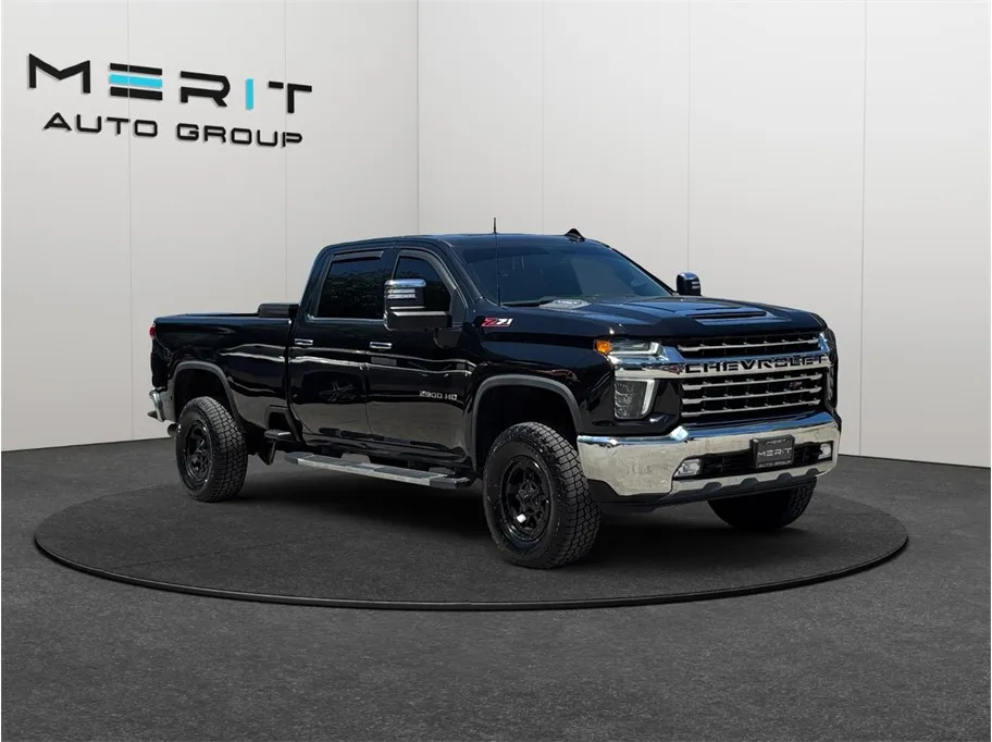 Black 2022 Chevrolet Silverado 2500 HD Crew Cab LTZ Pickup 4D 8 ft for sale in Jacksonville, FL