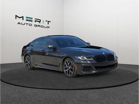 Gray 2021 BMW 5 Series M550i xDrive Sedan 4D for sale in Jacksonville, FL