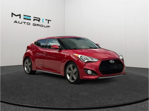 Red 2014 Hyundai Veloster Turbo Coupe 3D for sale in Jacksonville, FL