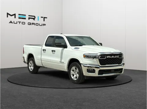 White 2025 Ram 1500 Quad Cab Big Horn Pickup 4D 6 1/3 ft for sale in Jacksonville, FL