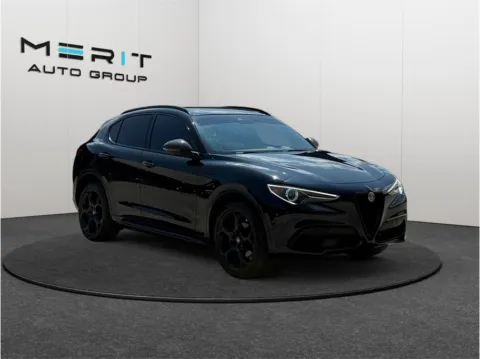 Black 2023 Alfa Romeo Stelvio Estrema Sport Utility 4D for sale in Jacksonville, FL