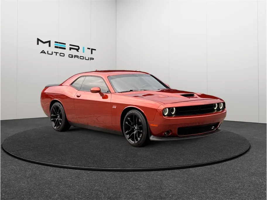 Orange 2020 Dodge Challenger R/T Scat Pack Coupe 2D for sale in Jacksonville, FL
