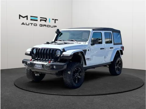 More photos of 2021 Jeep Wrangler Unlimited Sahara Altitude Sport Utility 4D at Merit Auto Group Atlantic, FL