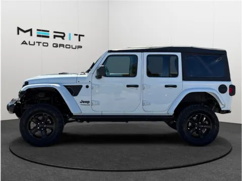 More photos of 2021 Jeep Wrangler Unlimited Sahara Altitude Sport Utility 4D at Merit Auto Group Atlantic, FL