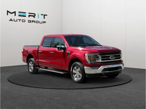 Red 2021 Ford F-150 SuperCrew Cab Lariat Pickup 4D 5 1/2 ft for sale in Jacksonville, FL