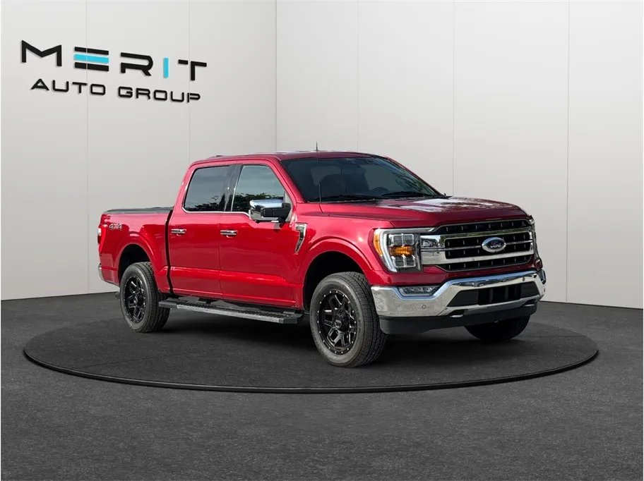 Red 2021 Ford F-150 SuperCrew Cab Lariat Pickup 4D 5 1/2 ft for sale in Jacksonville, FL