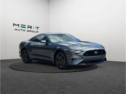 Gray 2022 Ford Mustang EcoBoost Premium Coupe 2D for sale in Jacksonville, FL