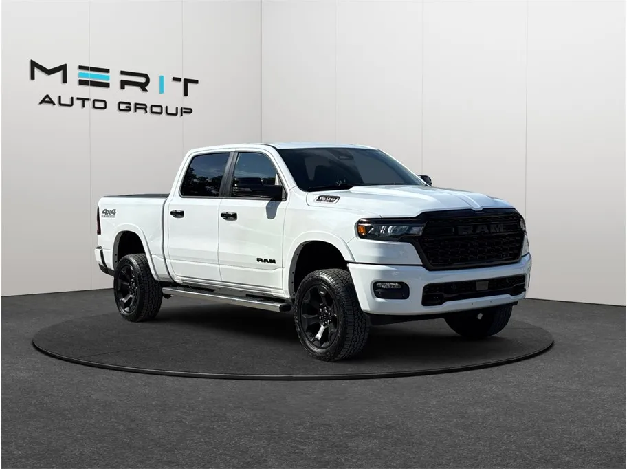 White 2025 Ram 1500 Crew Cab Big Horn Pickup 4D 5 1/2 ft for sale in Jacksonville, FL