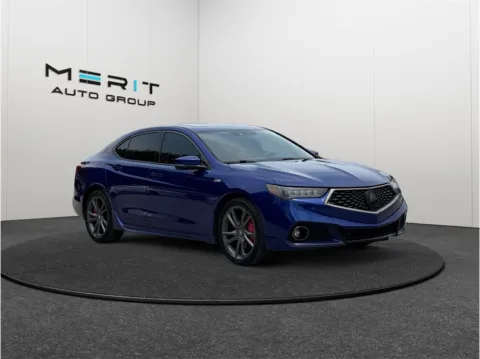 Blue 2018 Acura TLX 3.5 w/Technology Pkg & A-SPEC Pkg Sedan 4D for sale in Jacksonville, FL