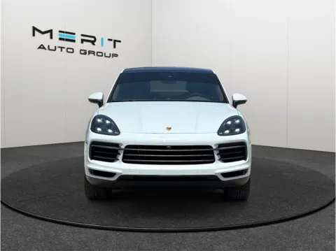 Photos of 2022 Porsche Cayenne Coupe Platinum Edition Sport Utility 4D for sale in Jacksonville, FL at Merit Auto Group Atlantic