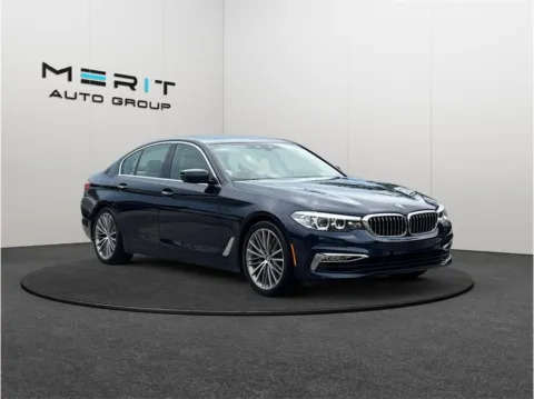 Blue 2018 BMW 5 Series 540i xDrive Sedan 4D for sale in Jacksonville, FL