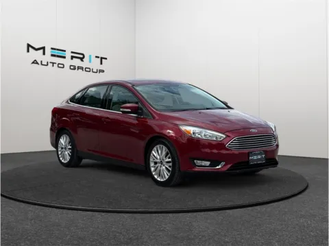 Red 2015 Ford Focus Titanium Sedan 4D for sale in Jacksonville, FL