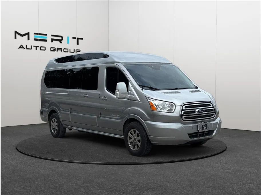 Gray 2019 Ford Transit 150 Van Explorer Limited SE Van Low Roof w/LWB for sale in Jacksonville, FL