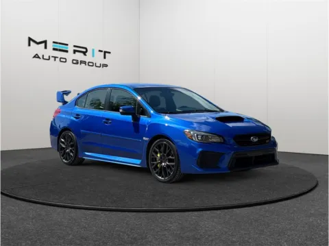 Blue 2019 Subaru WRX STI Sedan 4D for sale in Jacksonville, FL